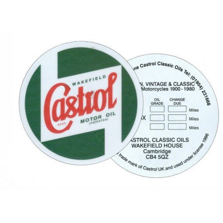 Commander etiquette de vidange CASTROL CASTROL (DA6275) pas cher