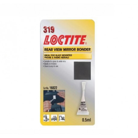 Kit Colle Spécial Rétroviseurs LOCTITE AA 319 - Tube 0,5mL & Patch