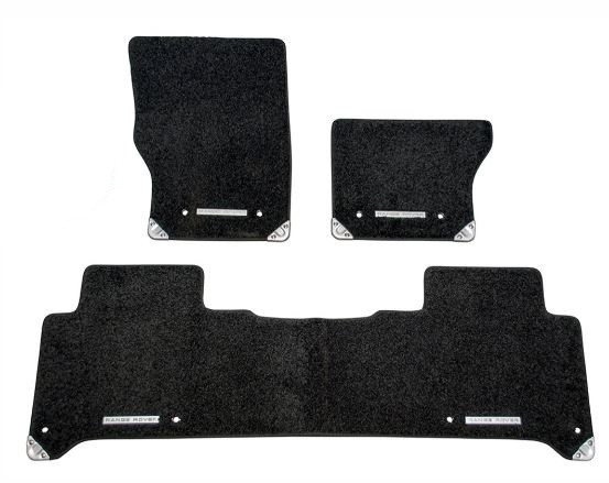 J&J AUTOMOTIVE Tapis De Sol Noir Velours Sur Mesure Pour Rover 75 1998-2005 - 4 Pièces, Antidérapants Et Renforcés