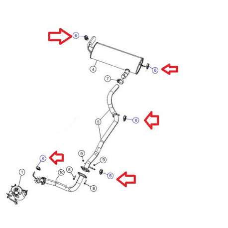 Mopar isolant Wrangler JK (52059929AA)