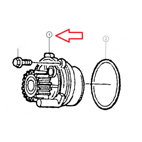 Mopar pompe a eau (68286387AA)