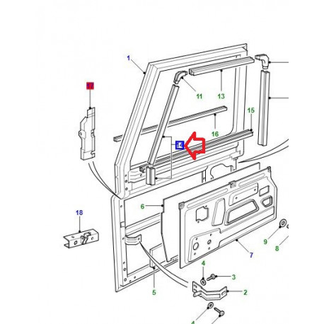 Land rover remplissage Defender 90 (BDG710090)