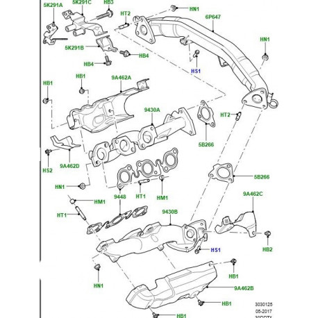 Commander joint-collecteur d'echappement LAND ROVER (LR082314) pas cher sur  RLD Autos