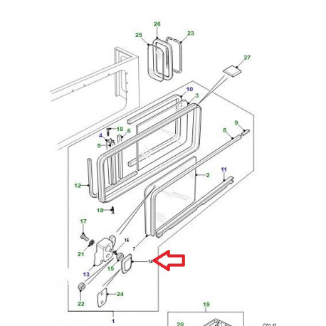 Britpart FIXATION DE BLOC (CPK000010B)