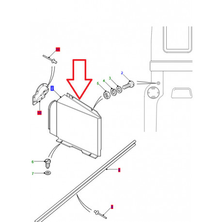 Land rover tole feu arriere droit (MTC7878)