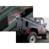 Kit plaques de protection noire DEFENDER 110 130