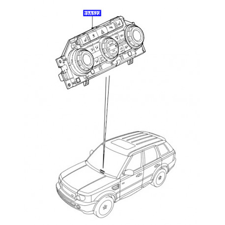 Land rover ensemble de commande-chauffage (LR070846)