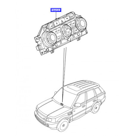 Land rover ensemble de commande chauffage Range Sport (LR031221)