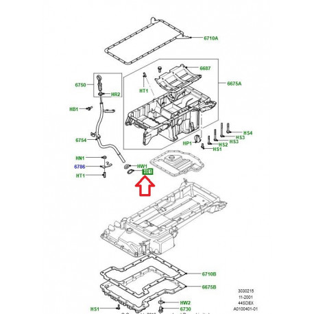 Land rover joint torique (LYX000130)