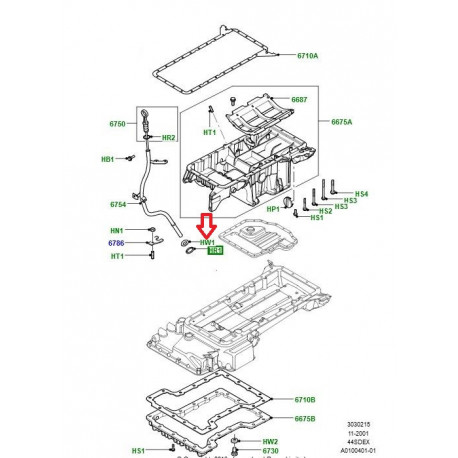 Land rover rondelle (LR033972)