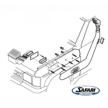Safari Snorkel  Discovery 2  TD5 ET V8 (63617)