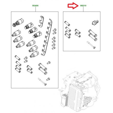 Land rover kit capteur pression transmissio Evoque (LR049949)