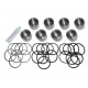 kit piston etrier de frein avant INOX Defender 90 Discovery 1 et Range Classic
