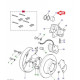 piston etrier de frein arriere Discovery 1 et Range Classic