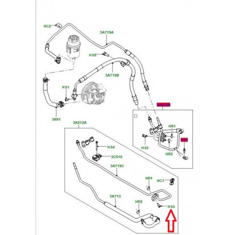 Land rover vis M8 x 20mm (RYP501040)