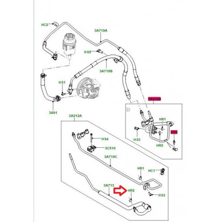 Land rover joint torique (LR009347)