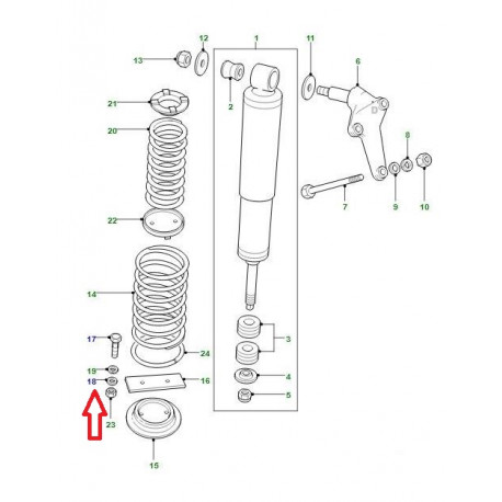 Land rover Rondelle M10 Defender (WA110001L)