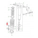 vis a tete six pans avec collet  M10 X 25