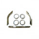 kit enjoliveurs int plastique 2 portes Wrangler JK