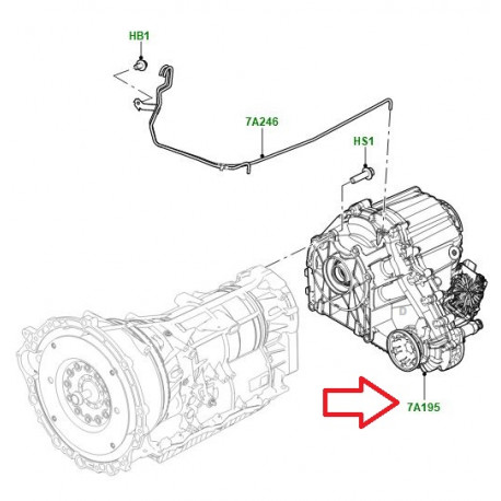 Land rover Boite de transfert (LR125903LR)