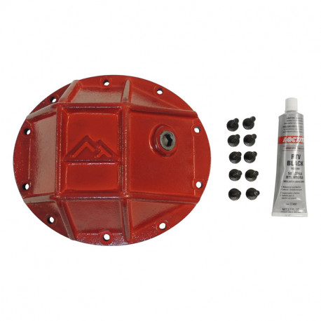 Crown couvercle pont arriere renforce dana 35 rouge (RT20025)