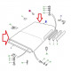 Toit avec lucarne DEFENDER 90