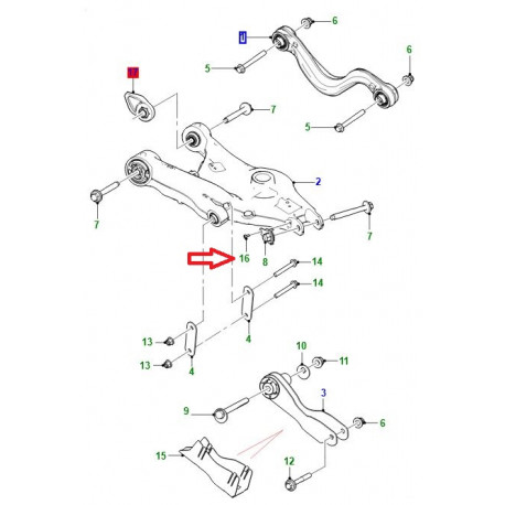 Jaguar Vis M5 x 10 mm (T2H3175)