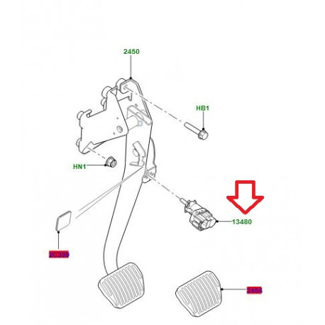 Oem Contacteur feu stop (LR116714)