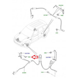  A.B.S. Capteur vitesse de roue HINTEN pour LAND ROVER RANGE  ROVER EVOQUE LV