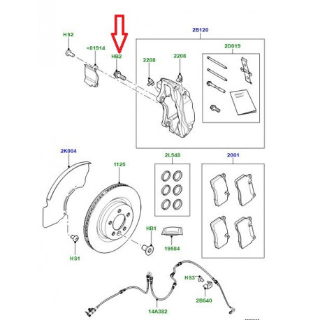 Land rover Vis M16 x 40 MM (LR033274)