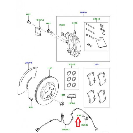 Land rover Vis M6 x 10 mm (LR018509)