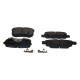 jeu de 4 plaquettes de frein arriere  pour disques 262mm