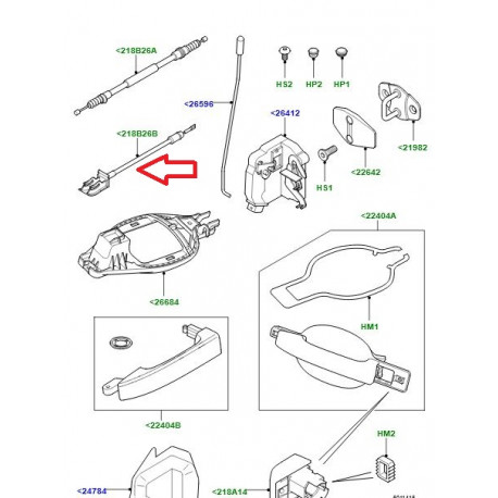 Land rover tige Range L322 (LR011322)