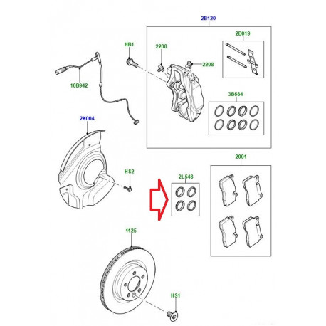 Land rover Cache poussiere etrier de frein (SEE500090)