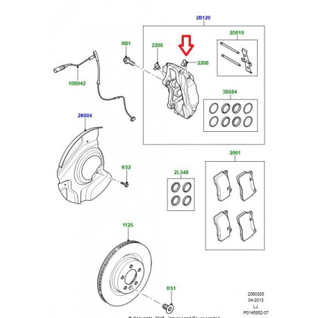 Land rover vis de purge etrier de frein (SEE500070)