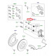 support etrier arriere gauche Range Sport