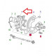 support de moyeu arrière droite S-Type,  XJ6 X350,  X358 et XJ8 X308