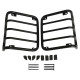 kit 2 grilles noires protection feux arrieres