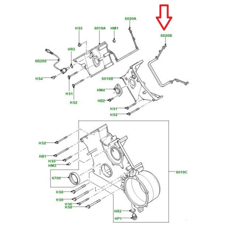 Land rover joint Range L322 (LR051049)