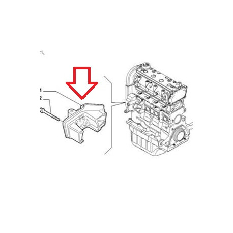 Mopar etrier support moteur RENEGADE (55254781)