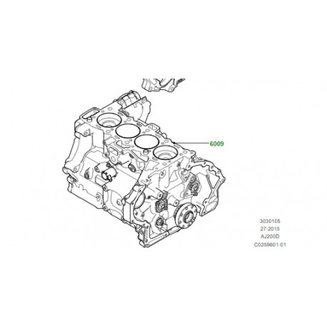 Land rover bloc embielle (LR073830)