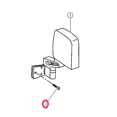 Mopar vis de fixation rétroviseur (06036593AA)