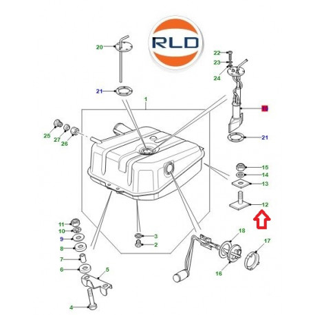 Land rover boulon (NTC2681)