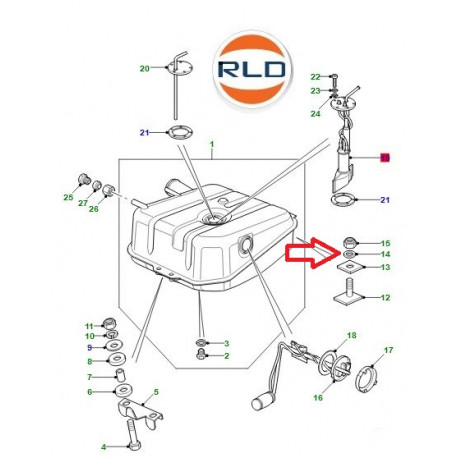 Jaguar Rondelle plate Defender  Range L322 (WA108051)