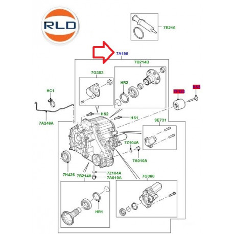 Land rover Boite de transfert reusinee (LR006016)