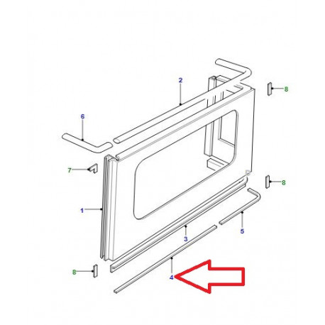 Land rover joint inferieur droit (LR079818)