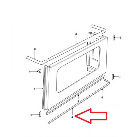 Land rover joint inferieur gauche (LR079822)