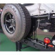 porte roue pour modele avec demi porte ou benne Defender 90, 110, 130