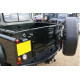 porte roue pour modele avec demi porte ou benne Defender 90, 110, 130