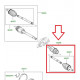 arbre cardan avant gauche Discovery 3, 4 et Range Sport